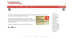 Desktop Screenshot of cocker-spaniel.ch